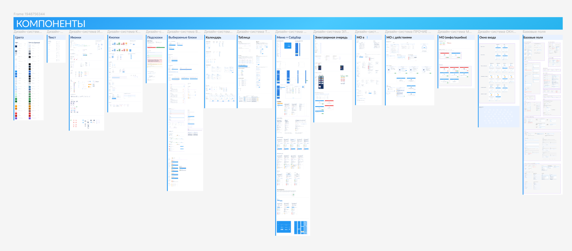 Состояния элементов интерфейса